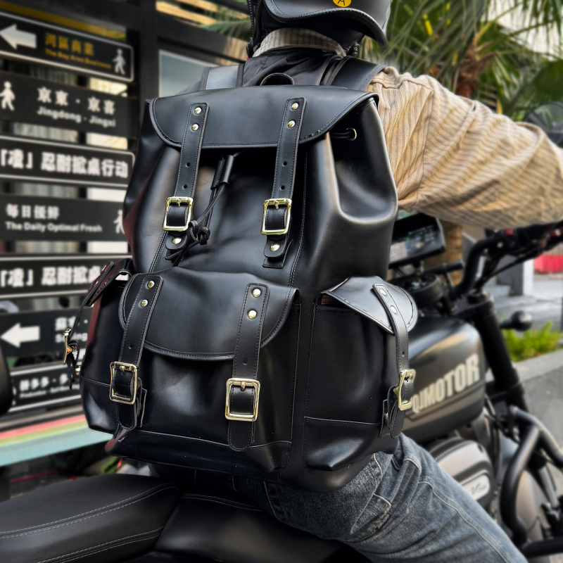 Luxury Bags Vintage - New Arrivals Leather Backpack Luxury Man