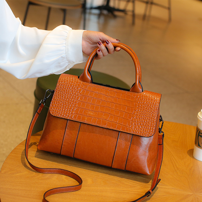 Luxury Bags From China - Women's Cow Real Leather Crossbody Bag