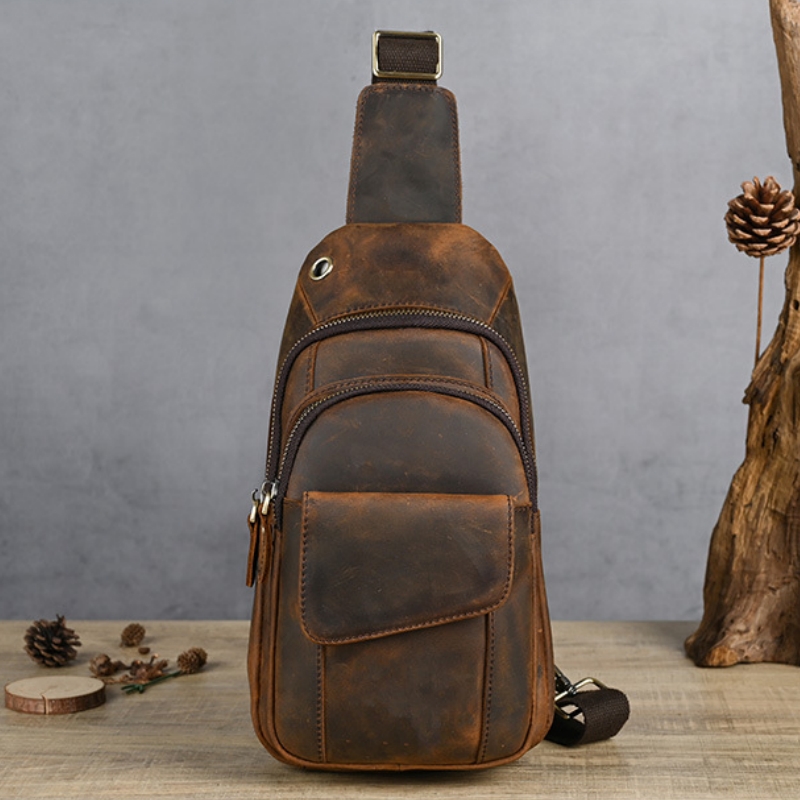 Luxury Bags Vintage - Designer Luxury Multifunction Men Chest Bag