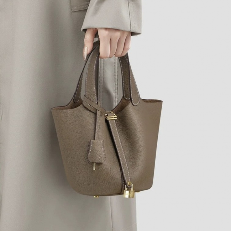 Luxury Bags Jacquemus - Classic Vegetable BasketpuWomen's Handbag Simple Bucket