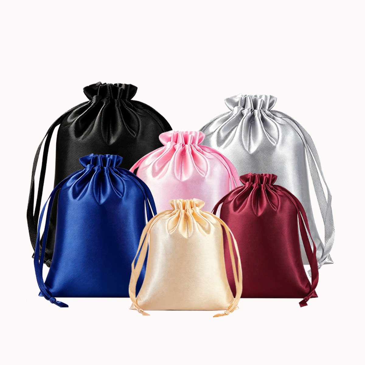 Luxury Bags From China - 50pcs/lot Silk Jewelry Gift Bag Satin