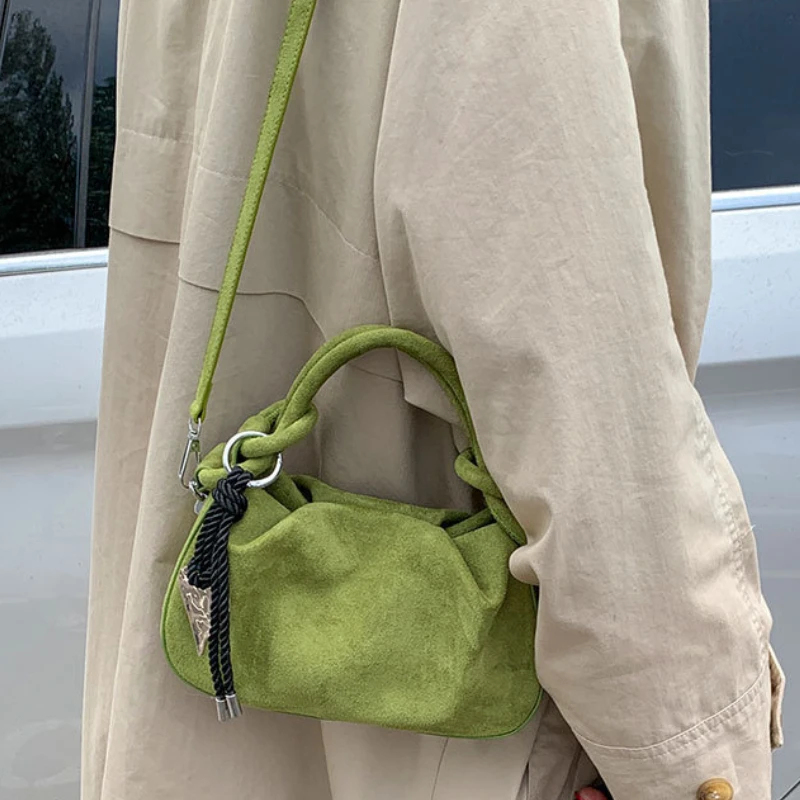 Small Suede Fashion Leather Sh - Luxury Bags Trend 2025 评论和价格