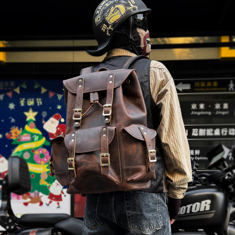 New Arrivals Leather Backpack  - Luxury Bags Vintage 评论和价格