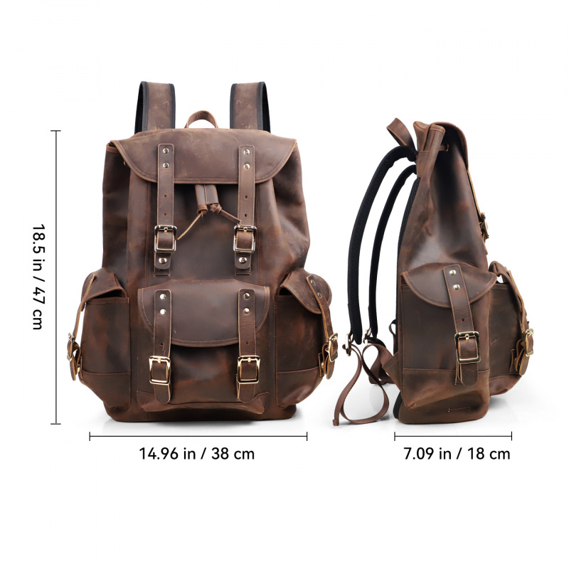 New Arrivals Leather Backpack  - Luxury Bags Vintage 评论和价格