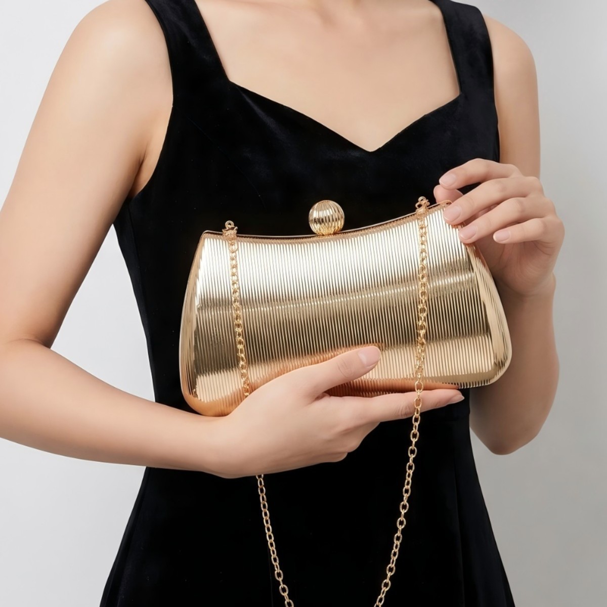 Women's fashion temperament el - Luxury Bags Gold 评论和价格