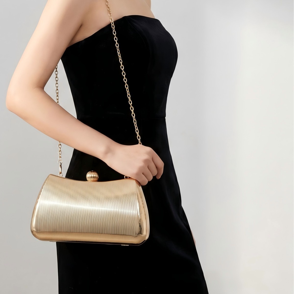 Women's fashion temperament el - Luxury Bags Gold 评论和价格
