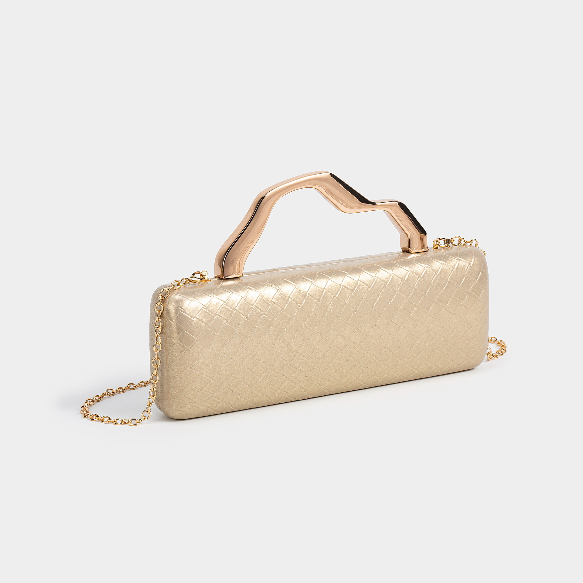 Pu Leather Crossbody Evening N - Luxury Bags Gold 评论和价格