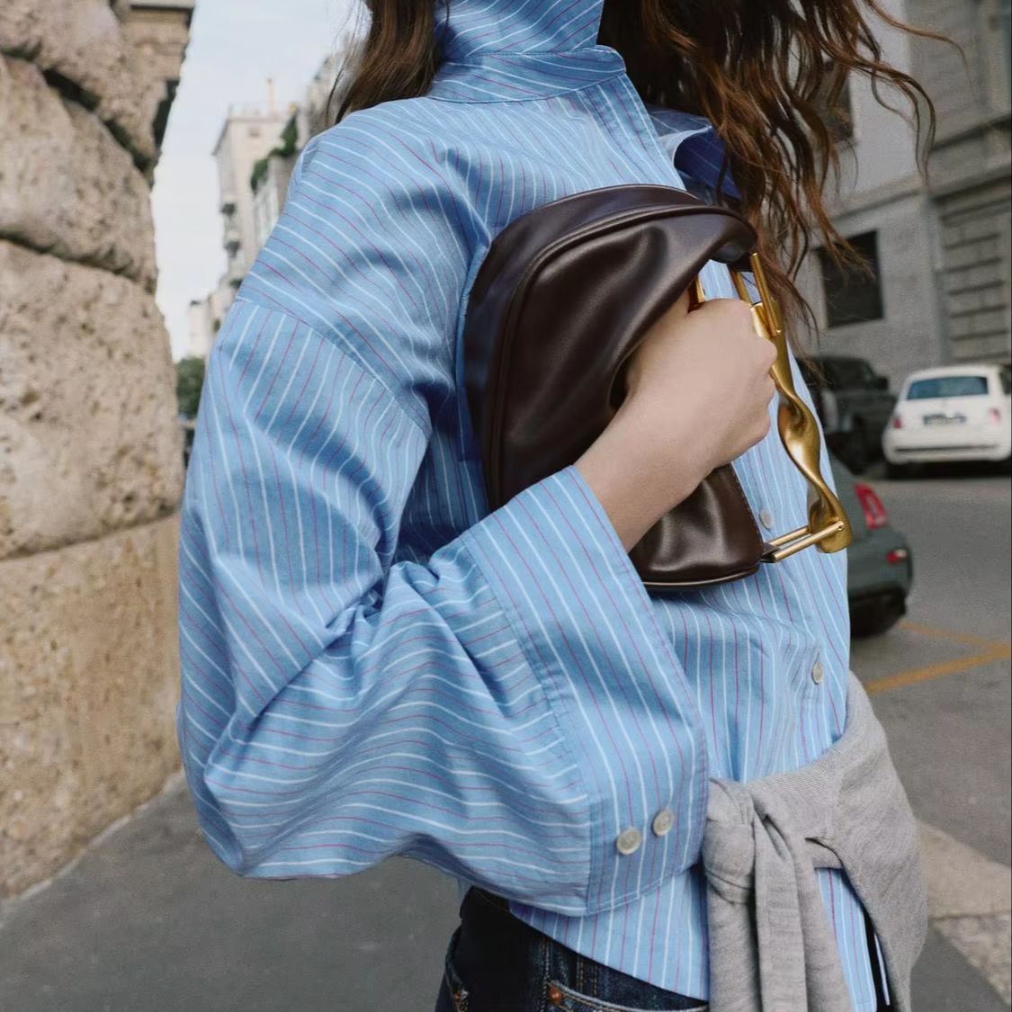 Vintage twist metal handle und - Luxury Bags Gold 评论和价格