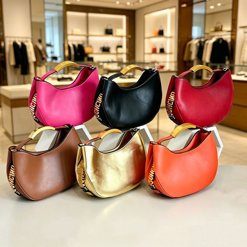 Demi-cercle Women Golden Lette - Luxury Bags Gold 评论和价格