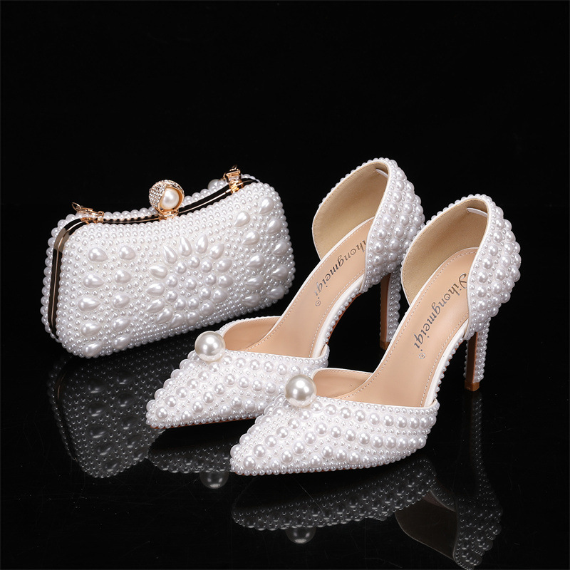 Bag and Shoe Set for Women Pea - Luxury Bags And Shoes 评论和价格