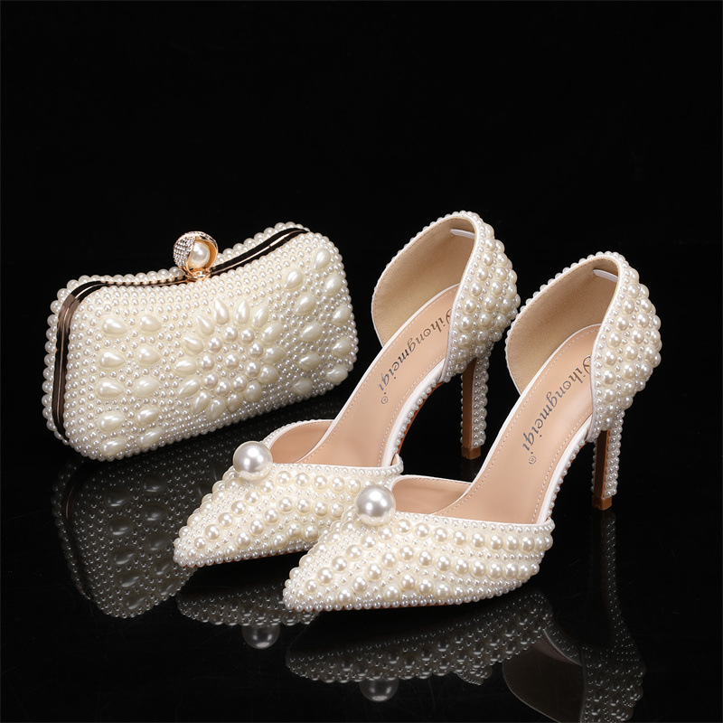 Bag and Shoe Set for Women Pea - Luxury Bags And Shoes 评论和价格