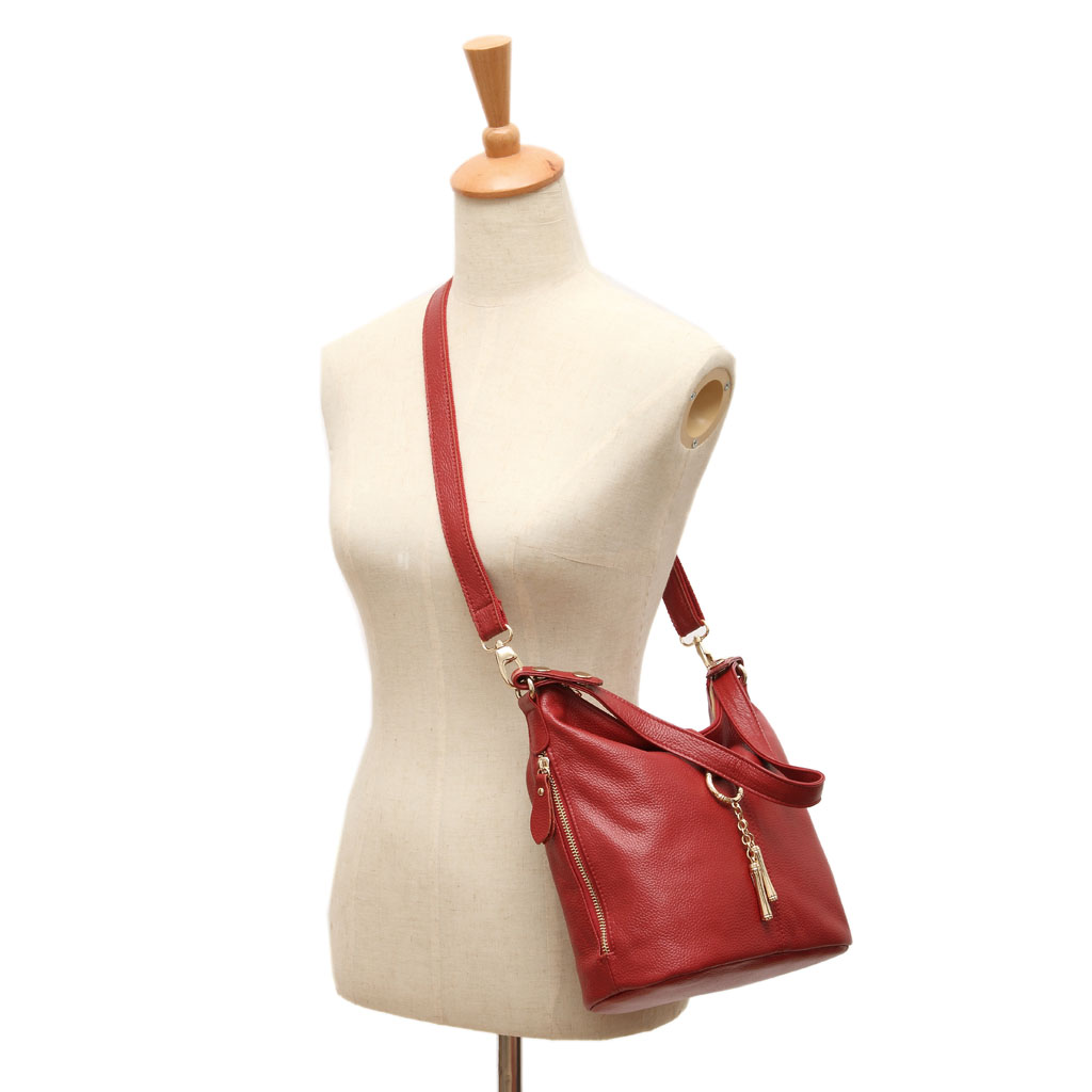 Zency Elegant Women Red Leathe - Luxury Bags From China 评论和价格