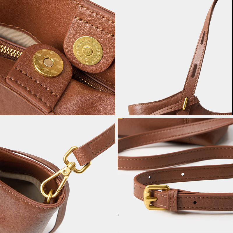 Women's Genuine Cowhide Leathe - Luxury Bags Gold 评论和价格