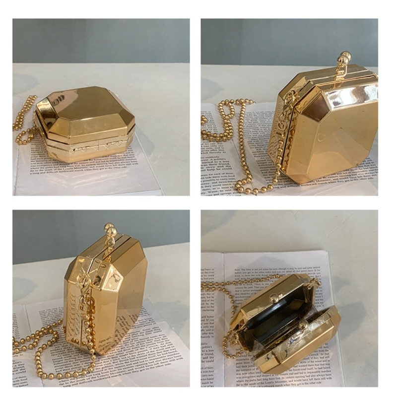Mini Luxury Gold Party Evening - Luxury Bags Gold 评论和价格