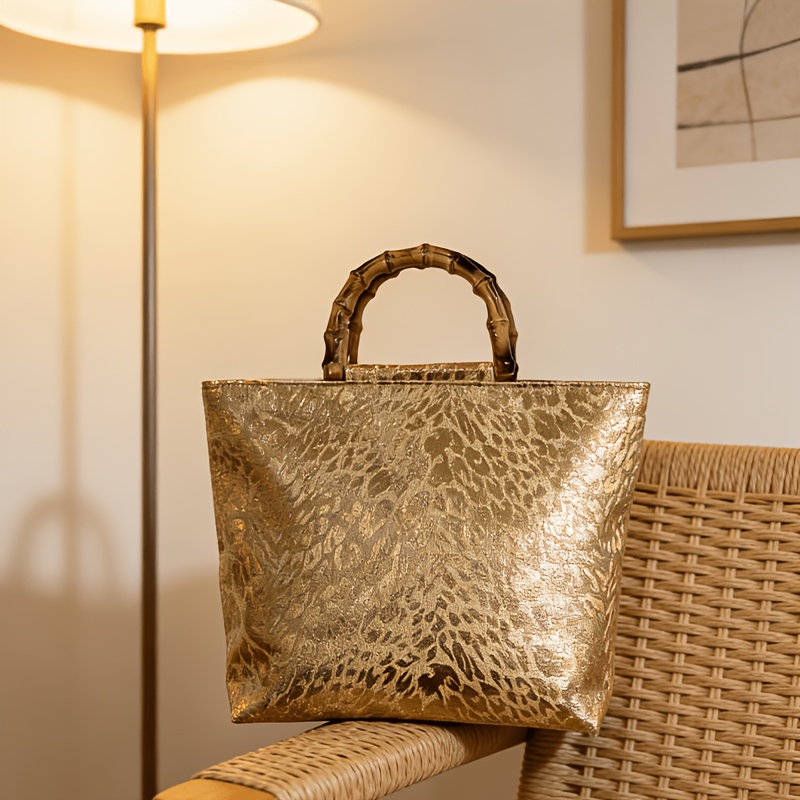 Light luxury metallic gold jac - Luxury Bags Gold 评论和价格