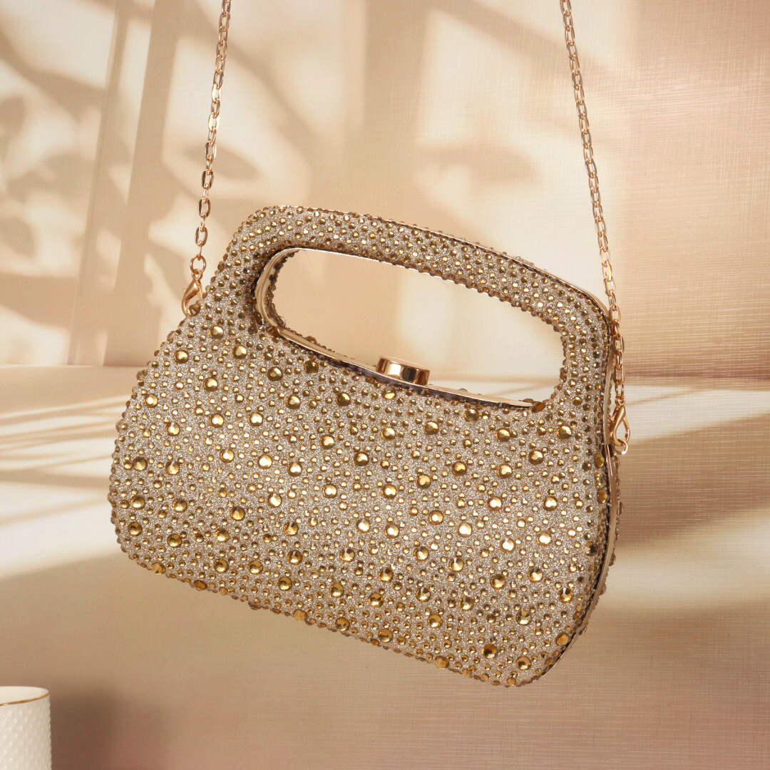 Gold glitter luxury hot diamon - Luxury Bags Gold 评论和价格