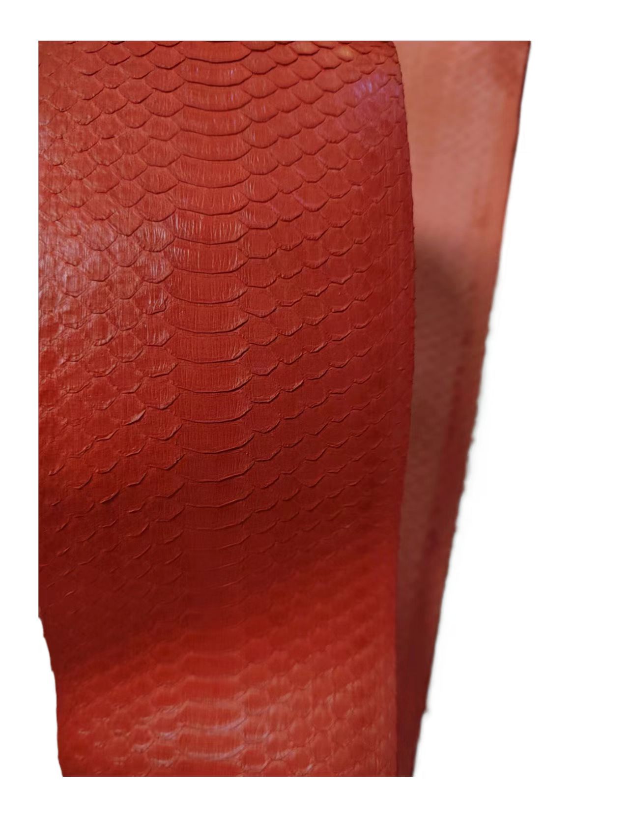 SP007 Red Dyed Genuine Snakesk - Luxury Bags And Shoes 评论和价格