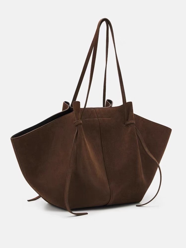 Faux Suede Tote Bags For Women - Luxury Bags Vintage 评论和价格