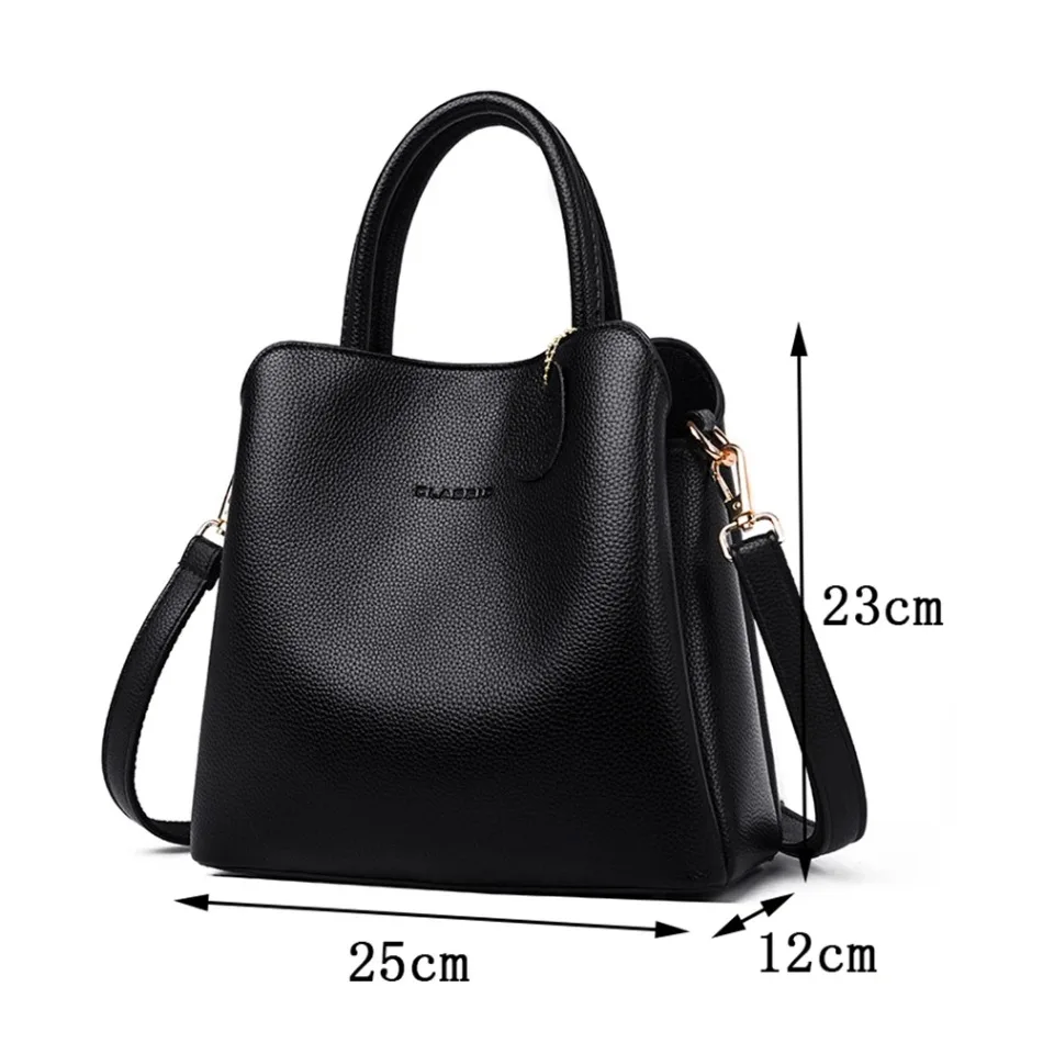 New 3 Main Pocket Leather Luxu - Luxury Bags From China 评论和价格