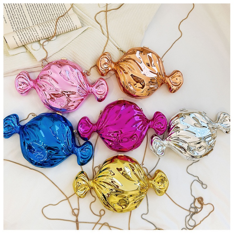 Candy Acrylic Fashion Wedding  - Luxury Bags Gold 评论和价格