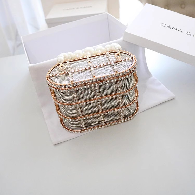 High Quality Glitter Women Han - Luxury Bags Gold 评论和价格