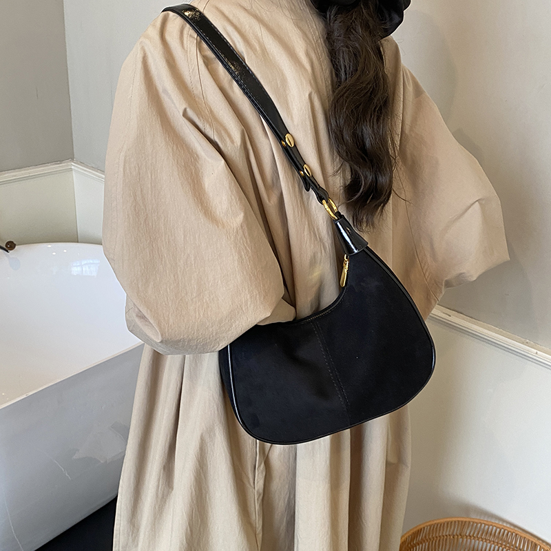 LEFTSIDE Women Small Suede Sho - Luxury Bags Trend 2025 评论和价格